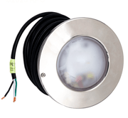J&J PureWhite LED Pool Light LI Cool White 12V 300W 50' Cord, LPL - F1W - 12 - 50 - P 21116 – Vita Pool Supply