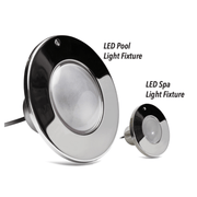 J&J PureWhite LED Pool Light SwimQuip Cool White 120V 500W 50' Cord (LPL - F3W - 120 - 50 - PSQ 21053) – Vita Pool Supply