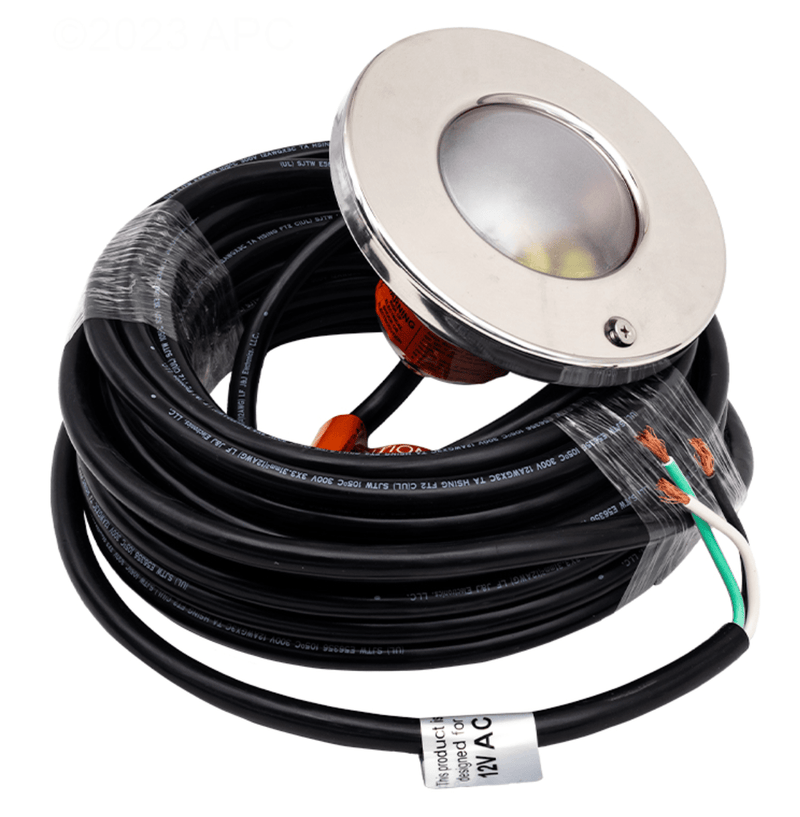 J&J PureWhite LED Spa Light, 100W 12V, 50' Cord, LPL - S1W - 12 - 50 - P 21107 – Vita Pool Supply