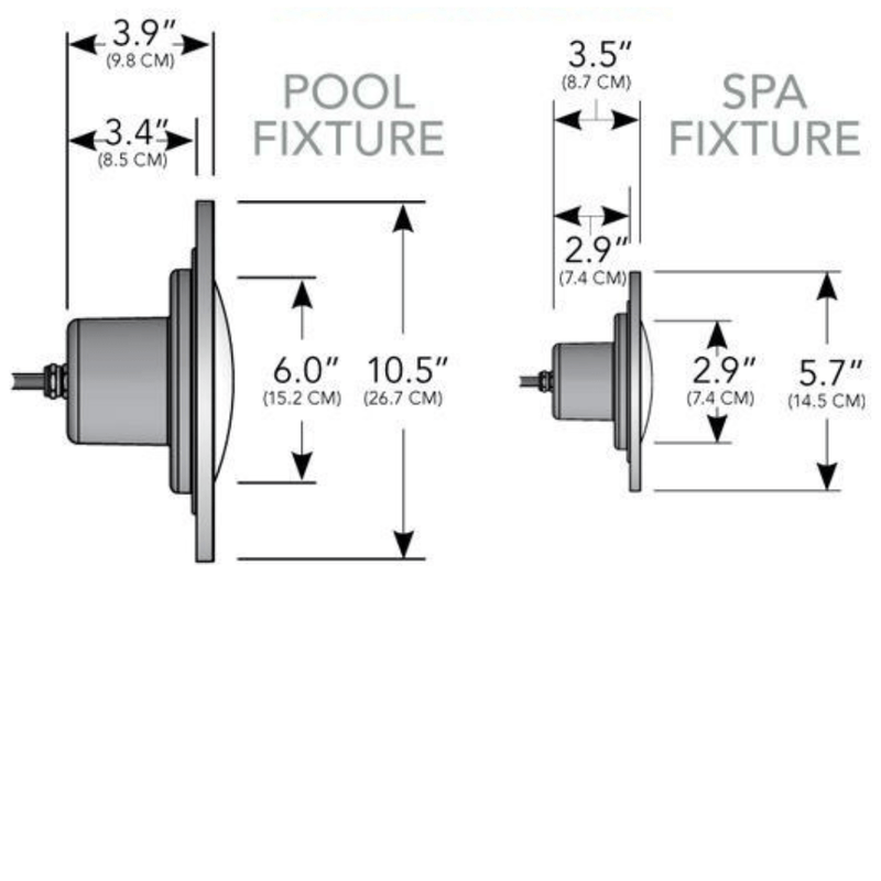 J&J PureWhite LED Spa Light Cool White 120V 100W 150' Cord (LPL - S1W - 120 - 150 - P 21102) – Vita Pool Supply