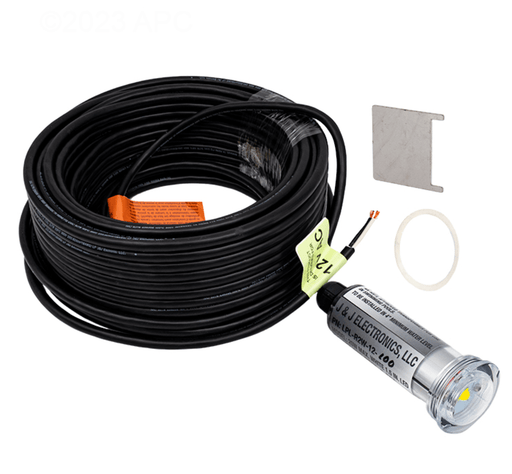 J&J PureWhite VU 1.5" Nicheless White LED Light 20W 12V 100' Cord, LPL - R2W - 12 - 100 25051 – Vita Pool Supply