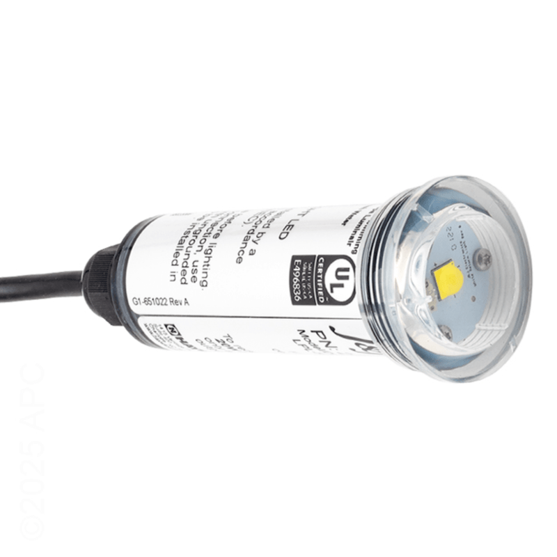 J&J PureWhite VU 1.5" Nicheless White LED Light 20W 12V 50' Cord (LPL - R2W - 12 - 50 25050) – Vita Pool Supply