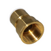 John Guest Lead Free Brass Flare Female Connector 3/8 x 3/8 MI4512F6SLF