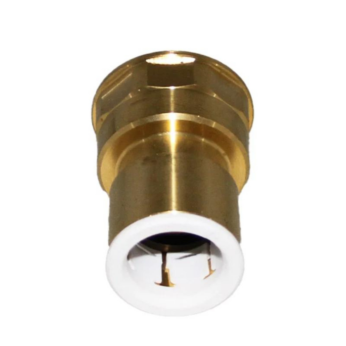 John Guest Lead Free Brass Flare Female Connector 3/8 x 3/8 MI4512F6SLF