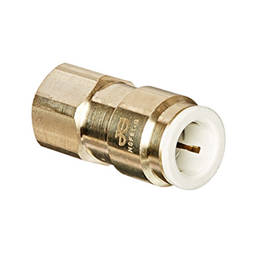 John Guest Lead Free Brass Flare Female Connector 3/8 x 3/8 MI4512F6SLF