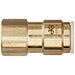 John Guest Quick Connect Brass Female Flare Adapter - 3/8” Tube x 1/4” Fe Flare