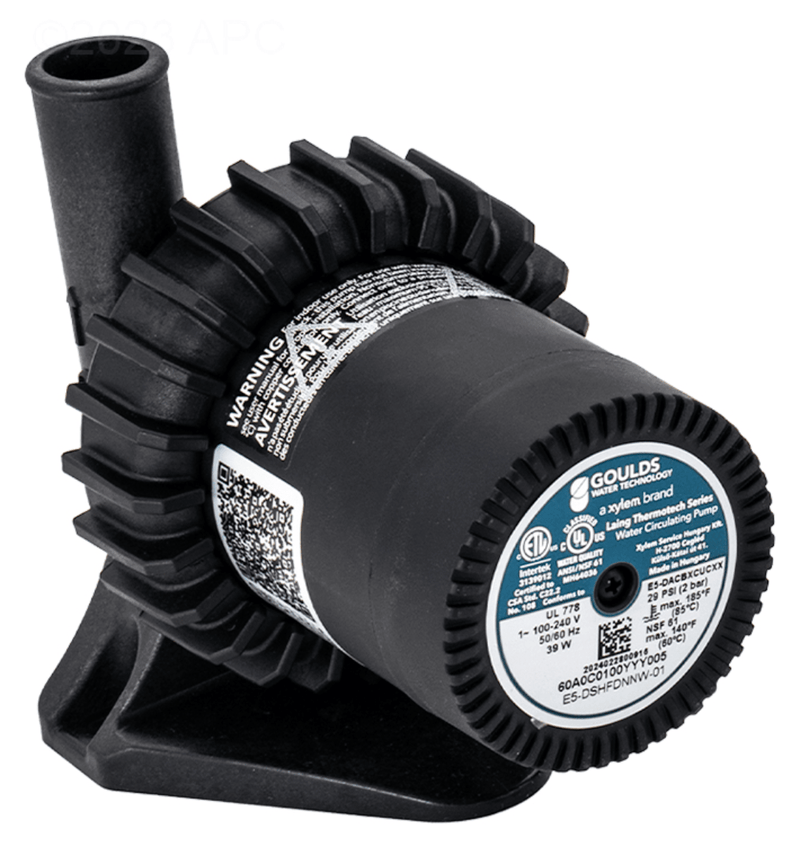 Laing E10 Circulation Pump, 3/4" Barb, 4' Cord, 115/230V, 74427 LHB07100102 – Vita Pool Supply