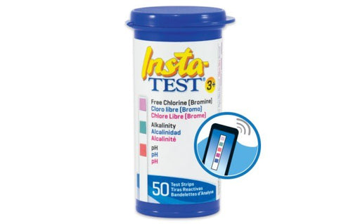 LaMotte 2976 - 12 InstaTest Insta - Test 3 Plus – 50 Count – Chlorine, Bromine, Total Alkalinity, pH – Vita Pool Supply