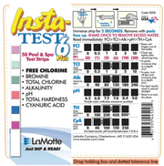 LaMotte 3028 - BC - 12 Blister Carded InstaTest® 6 Plus Test Strips, 50 Count – Vita Pool Supply