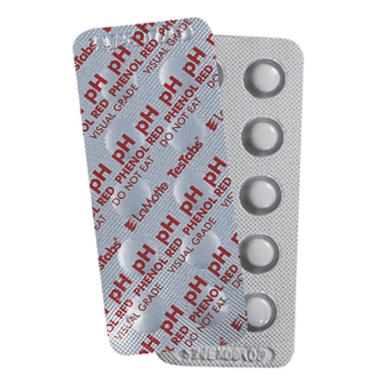 LaMotte 6915A - M pH Phenol Red TesTabs® Tablets 10 Per Sheet – 1000 Count – Vita Pool Supply