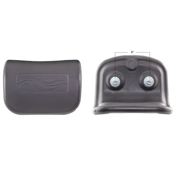 Cal Spa 2-Pin Spa Pillow, Graphite Gray, ACC01401500NL