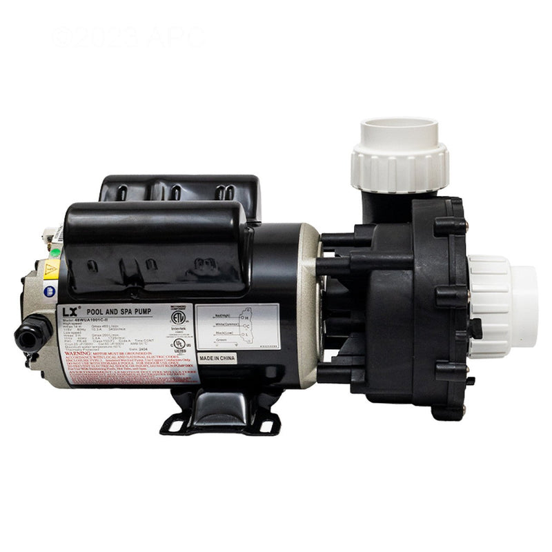 LX 1.0HP 2 SPD 115V 10.3A / 3.8A 48 FR 2 Spa Pump (48WUA1001C - II) – Vita Pool Supply