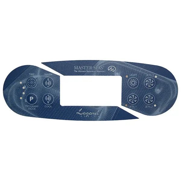 Master Spa ML700 8 Button Topside Overlay X509009 – Vita Pool Supply