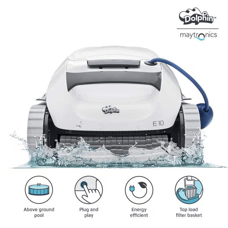 Maytronics Dolphin E10 Above Ground Robotic Pool Cleaner 99996133 - USF – Vita Pool Supply