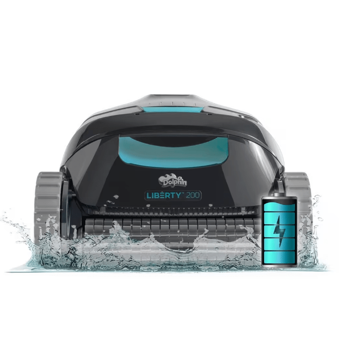 Maytronics Dolphin Liberty 200 Cordless Robotic Pool Cleaner, 99998120 - US – Vita Pool Supply