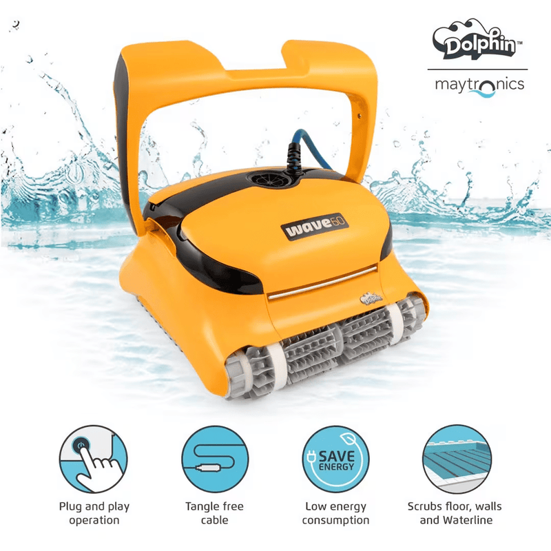 Maytronics Dolphin Wave 60 Commercial Robotic Cleaner 99991060 - US – Vita Pool Supply