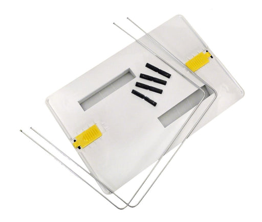 Maytronics White Bottom Lid Assembly and Support 9995550 – Vita Pool Supply
