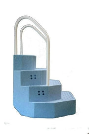 Merlin Industries "The King" Aqua Staircase for Above Ground Pools, 30125 – Vita Pool Supply