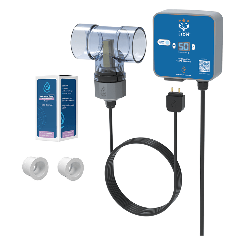 Mineral Lion Pool Mineral Ionizer 25,000 Gal Kit (5 - CBI - 350B - 25) – Vita Pool Supply