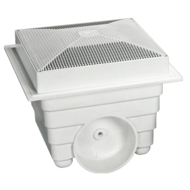 Neptune Benson 12" Square SuperSump Main Drain Sump with 6" Port (2 - Pack, MLD - SG - 1212 - WT2) – Vita Pool Supply