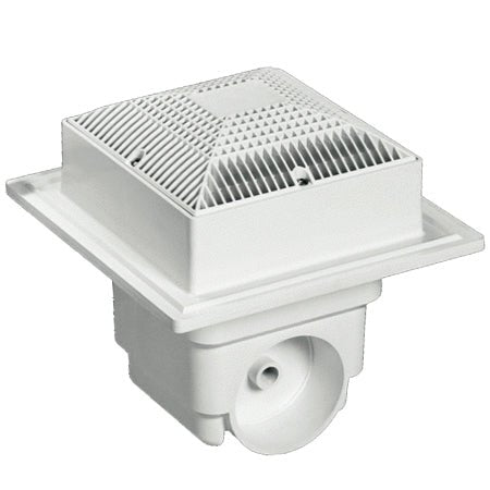 Neptune Benson MLD - SG - 0909 - WT2 9" Square SuperSump Main Drain with 4" Port, 2 - Pack – Vita Pool Supply