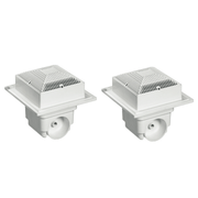 Neptune Benson MLD - SG - 0909 - WT2 9" Square SuperSump Main Drain with 4" Port, 2 - Pack – Vita Pool Supply