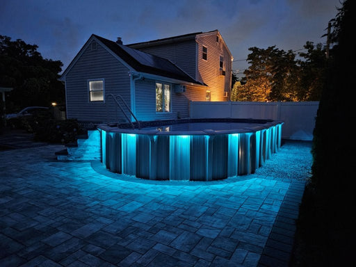 NeuTerra "Gemini" LED Rail Light Starter Kit – 4 - Pack, Transformer, Remote, GEM - ABGRSK – Vita Pool Supply