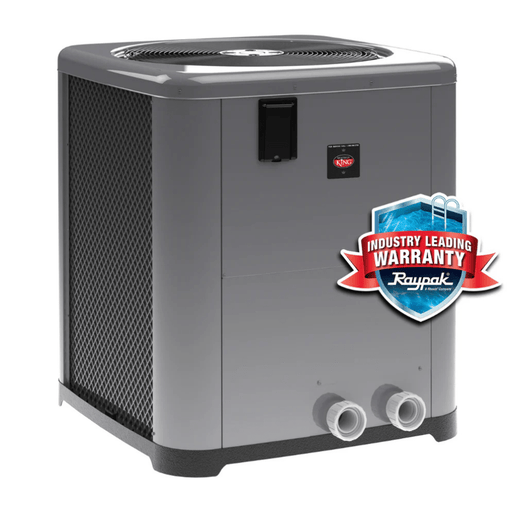 Open Box – Raypak Weather King 118K BTU Digital Heat Pump Pool Heater, TWPH - 6560EHT01 – Vita Pool Supply