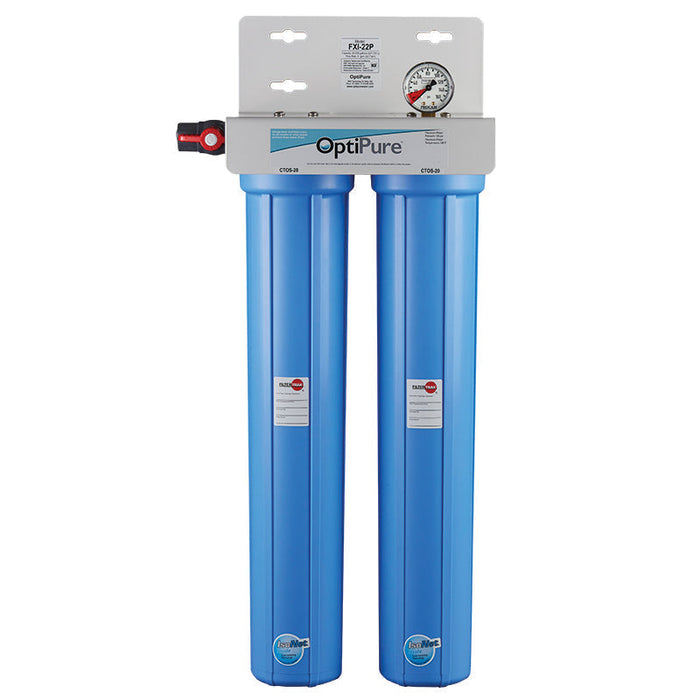 OptiPure FXI-22P 160-50120 Twin Filtration System 6.0 GPM (Ice Machines)