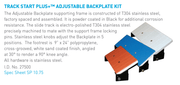 Paragon 27500 9" x 24" Track Start+ Adjustable Angled Back Plate Kit – Vita Pool Supply