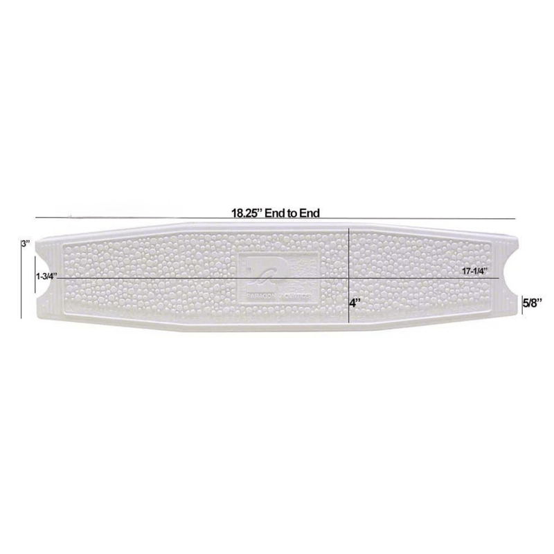 Paragon 44101 Plastic Ladder Tread Step With Hardware - 17.25" W – Vita Pool Supply