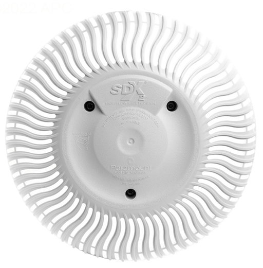 Paramount 005252209901 Retro Suction Cover Only, White – Vita Pool Supply