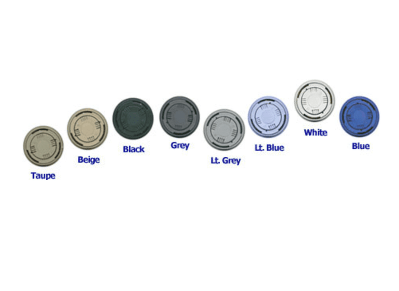 Paramount PCC2000 Light Gray Step Nozzle with Nozzle Caps 004 - 552 - 5032 - 08 (004552503208) – Vita Pool Supply
