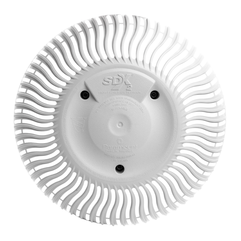 Paramount SDX2 Safety Drain Cover with Screws, Concrete, 005252209701 – Vita Pool Supply
