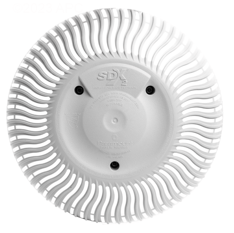 Paramount SDX2 Safety Drains High Flow, Gunite (Multiple Options) – Vita Pool Supply