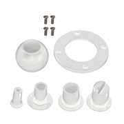 Pentair 08428 - 0001 Inlet Eyeball Kit 1 - 1/4" - White - Vita Pool Supply