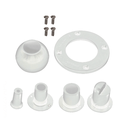 Pentair 08428 - 0001 Inlet Eyeball Kit 1 - 1/4" - White - Vita Pool Supply