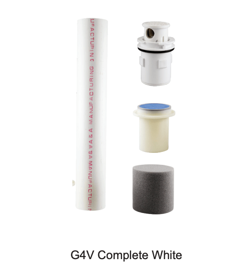 Pentair 221001 G4V Complete Pop - Up Cleaning Head with Riser, White – Vita Pool Supply