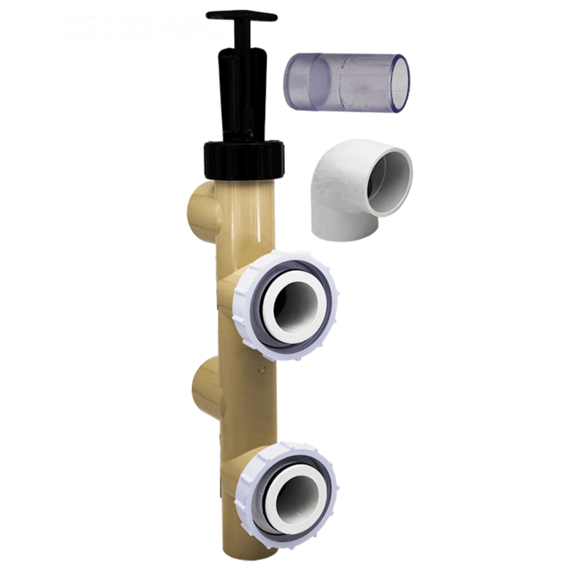 Pentair 263064 2" Slip PVC Push - Pull Valve for Sand & DE Filters (Almond) – Vita Pool Supply