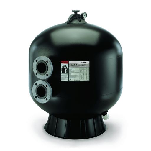Pentair 30" 4.91 Sq Ft Triton C - 3 Side Mount Commercial Sand Filter 140310 TR100C - 3 – Vita Pool Supply