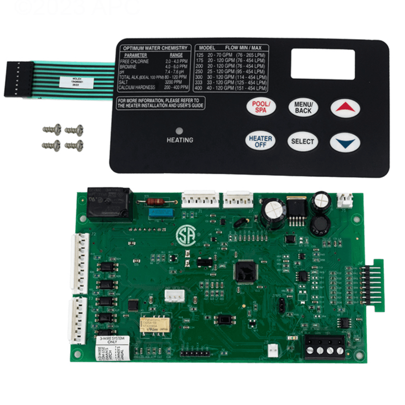 Pentair 461105 MasterTemp Max - E - Therm 6 - Button Control Board Kit – Vita Pool Supply