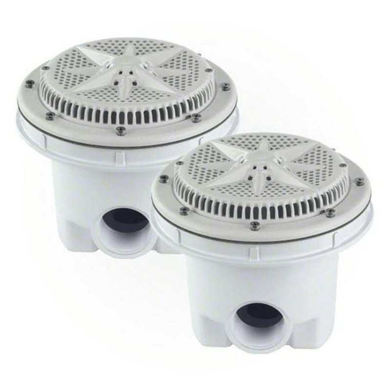 Pentair 500110 White StarGuard Main Drain 2 Pack – Vita Pool Supply