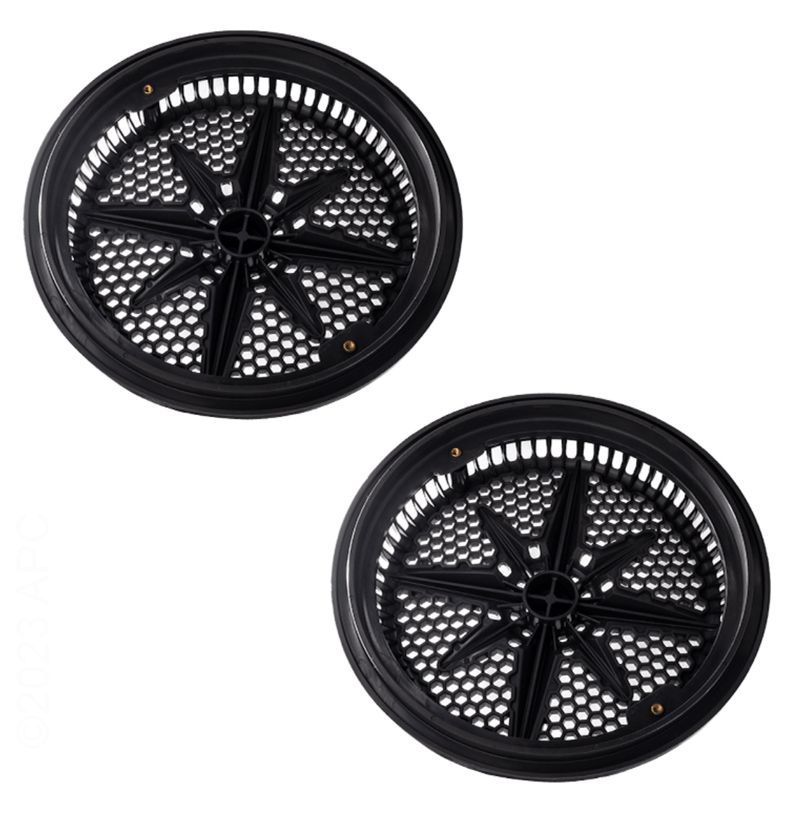 Pentair 500146 StarGuard Dark Gray Main Drain Cover with Short Ring 8" 2 - Pack – Vita Pool Supply