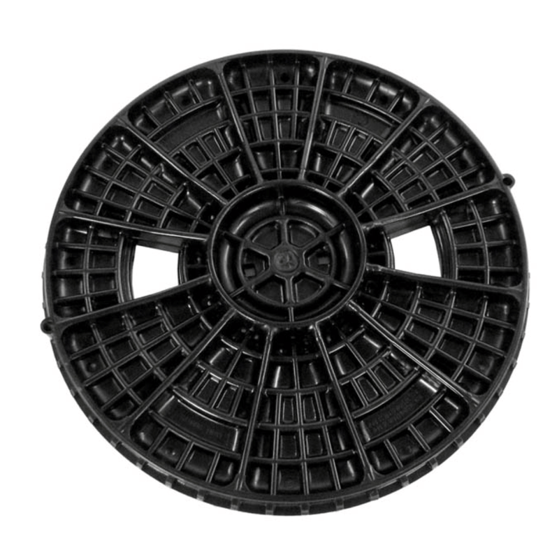 Pentair 516328Z Bermuda™ Skimmer Deck Lid & Collar Assembly with Screws, Black – Vita Pool Supply