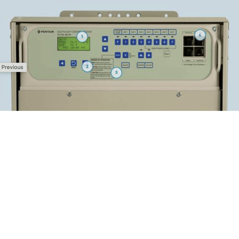 Pentair 520591 EasyTouch® 4P Pool Only Control System without Built - In IntelliChlor® Transformer – Vita Pool Supply