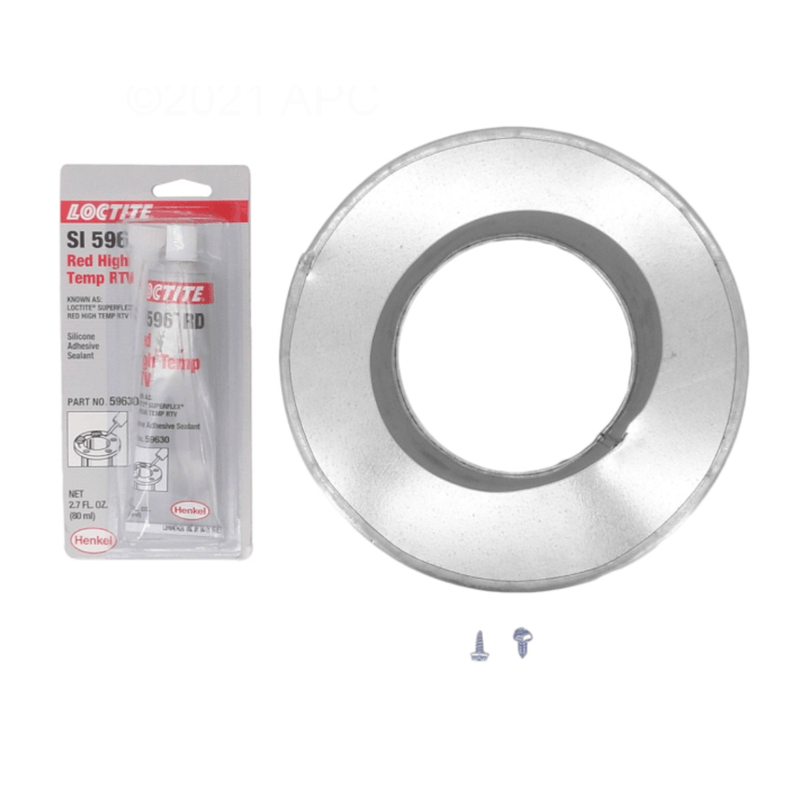 Pentair 77707 - 0077 4"x8" Metal Flue Collar Exhaust Mastertemp Sta - Rite Max - E - Therm – Vita Pool Supply
