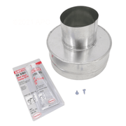 Pentair 77707 - 0077 4"x8" Metal Flue Collar Exhaust Mastertemp Sta - Rite Max - E - Therm – Vita Pool Supply