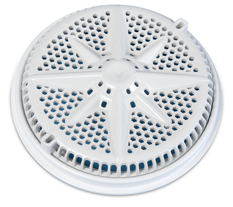 Pentair 8" StarGuard Cover w/Long Ring Single White, 500108 – Vita Pool Supply