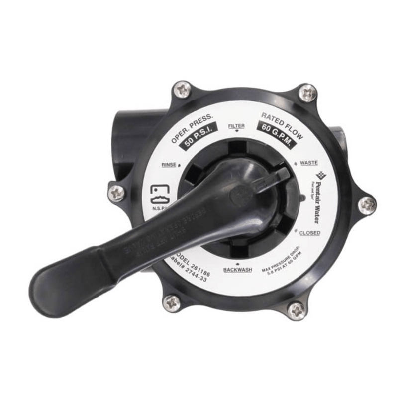 Pentair Cristal - Flo™ 261186 Top Mount Multiport Valve 1.5" – Vita Pool Supply