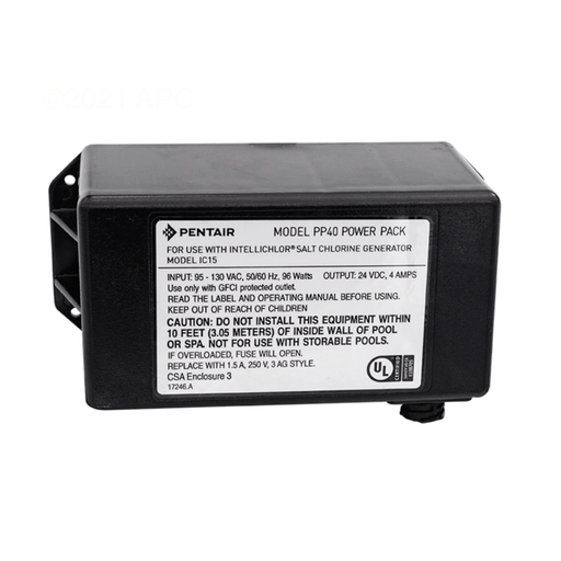 Pentair IntelliChlor IC15 24V External Replacement Power Supply 521171 – Vita Pool Supply